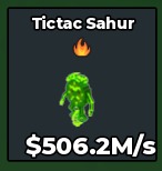 BS11819 Tictac With Fier Traits Radioactive 506.2M/s