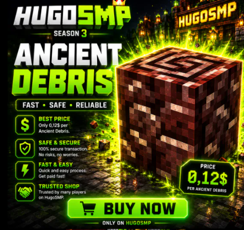 💸HUGOSMP - ANCIENT DEBRIS💸INSTANT DELIVERY 💸