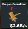 BS11825 Dragon Cannelloni 1YR TRAIT 2.6B/s