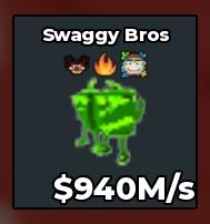 BS11828 Swaggy Bros Radioactive 940M/s | FAST DELIVERY