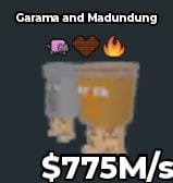 BS11830 Garama and Madundung With Chocolate Trait Rare 775M/s