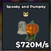 BS11834 Spooky and Pumpky Pumpkin Meowl Traits OG Trait 720M/s