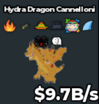 HYDRA DRAGON CANNELLONI 9.7B/S (SPIDER + 7 TRAITS) – STEAL A BRAINROT – FAST DELIVERY & TRUSTED #X5VT7N