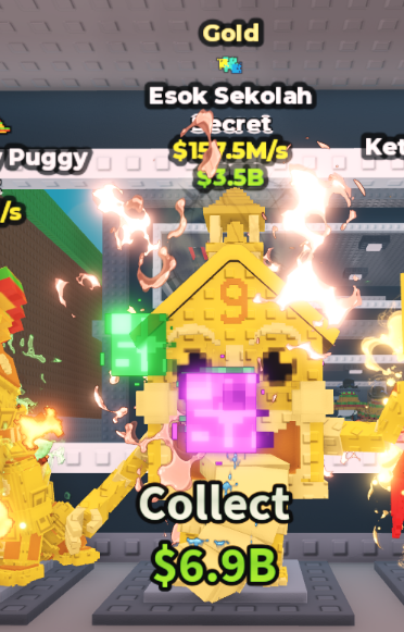 GOLD ESOK SEKOLAH 157.5M/S (GLITCH) – STEAL A BRAINROT – FAST DELIVERY & TRUSTED #F6WM4M
