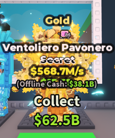 GOLD VENTOLIERO PAVONERO 568.7M/S (TACO + NYANCAT) – STEAL A BRAINROT – FAST DELIVERY & TRUSTED #C4QZ7R
