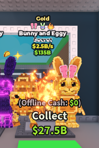 GOLD BUNNY AND EGGY 2.5B/S (BUNNY + EASTER + FIRE) – STEAL A BRAINROT – FAST DELIVERY & TRUSTED #L3QK7M