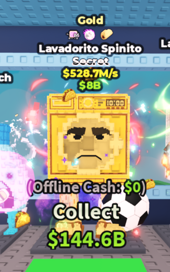 GOLD LAVADORITO SPINITO 528.7M/S (GALACTIC + 2 TRAITS) – STEAL A BRAINROT – FAST DELIVERY & TRUSTED #H8WK3C