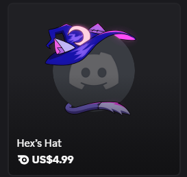 Hex's Hat Avatar $4.99 / Gifting Method