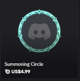 Summoning Circle Avatar $4.99 / Gifting Method