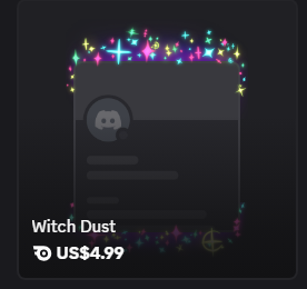 Witch Dust Frame $4.99 / Gifting Method