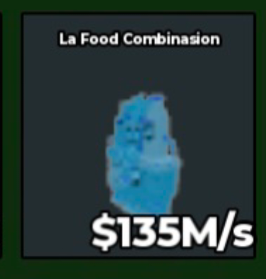 BS11867 La Food Combinasion Diamond 135M/s