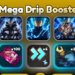 Anime Card Clash | MEGA DRIP BOOSTER BUNDLE | 8698 Robux