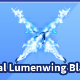 Blade Ball | Lumenwing Set | 2499 Robux | Item type: Swords; Sword Rarity: Limited
