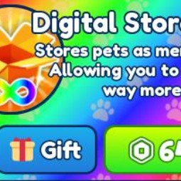 Bubble Gum Simulator INFINITY | Digital Storage | 649 Robux | Item type: Gamepasses; Pet Variant: Other