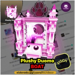 Fisch | Plushy Duomo - Limited Boat | 1699 Robux | Item type: Other