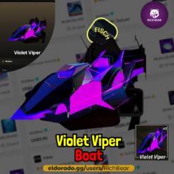 Fisch | Violet Viper BOAT | 1799 Robux | Item type: Other