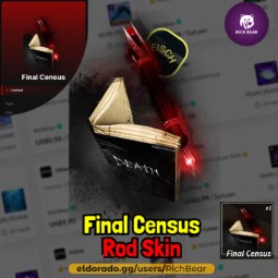 Fisch | Final Census Rod Skin Masterline Limited | 1799 Robux | Item type: Other