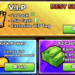 Kick a Lucky Block | ALL GAMEPASSES Bundle | 2075 Robux