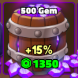 King Legacy | 500Gem-Purple gemstone | 1350 Robux