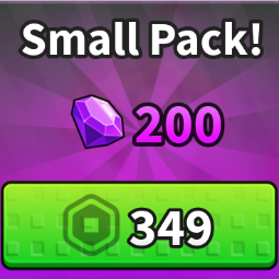 Mini War | Small Pack 200 Gems | 349 Robux