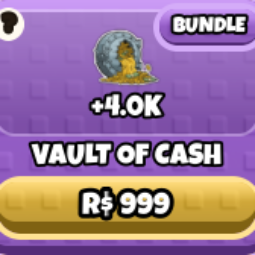 Roblox | Grow a Chicken Fighter--VAULT OF CASH | 999 Robux | Game: Other
