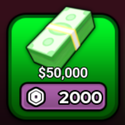 Roblox | 50,000 | 2000 Robux | Game: BlockSpin