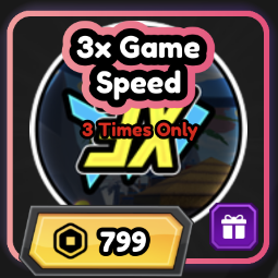 Roblox | all star tower defense 3x game speed gamepass | 799 Robux | Game: Other