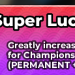 Roblox | Anime Fighting Simulator>Super Luck | 599 Robux | Game: Other