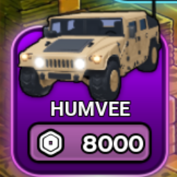 Roblox | HUMVEE | 8000 Robux | Game: BlockSpin