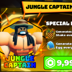 Roblox | Muscle Legends - Jungle Captain | 9995 Robux | Game: Other