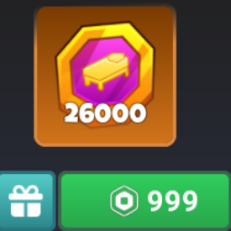 Roblox | 26000 | 999 Robux | Game: Bedwars