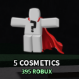 Roblox | 5 Cosmeticks | 395 Robux | Game: The Strongest Battlegrounds