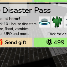 Roblox | Disaster Pass | | Brookhaven RP | Gamepass | 499 Robux | Game: Other