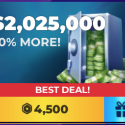 Roblox | Driving Empire - Cash - 2025000 2 M 25K cash | 4500 Robux | Game: Driving Empire