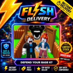 Roblox | EXCLUSIVE BUNDLE 4 - DEFEND YOUR BASE 67 | 399 Robux | Game: Other