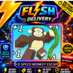 Roblox | GALAXY TREADMILL / X25 SPEED - +1 SPEED MONKEY ESCAPE | 289 Robux | Game: Other