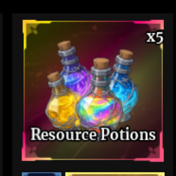 Roblox | Iron Soul: Dungeon - Resource Potion Pack | 599 Robux | Game: Other