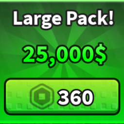 Roblox | Large Pack -25,000 | 360 Robux | Game: Mini War