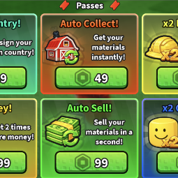 Roblox | mini war all gamepass bundle | 894 Robux | Game: Other