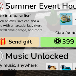 Roblox | Summer Event House | | Brookhaven RP | Gamepass | 399 Robux | Game: Other