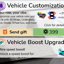 Roblox | Vehicle Custommization | | Brookhaven RP | Gamepass | 399 Robux | Game: Other