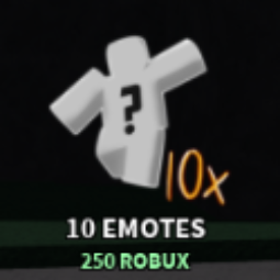Roblox | x10 EMOTES | 250 Robux | Game: The Strongest Battlegrounds