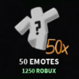 Roblox | x50 EMOTES | 1250 Robux | Game: The Strongest Battlegrounds