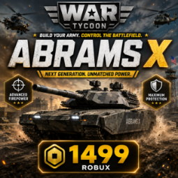 War Tycoon | abrams x tank | 1499 Robux