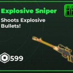 War Tycoon | EXPLOSIVE SNIPER | 1499 Robux