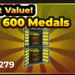 War Tycoon | 600 Medals | 3199 Robux