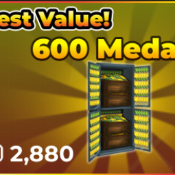 War Tycoon | Best Value -600 Medals | 2880 Robux