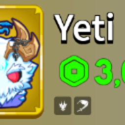 Blox Fruits | PERMANENT YETI | 3000 Robux | Item type: Fruit; Rarity: Mythical; Item name: Yeti; Fruit type: Beast; Fruit version: Permanent