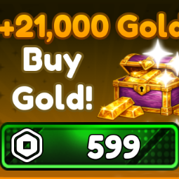Roblox | Anime Dungeons > +21,000 Gold | 599 Robux | Game: Other