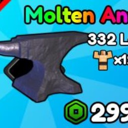 Roblox | Gym Star Simulator > Molten Anvil | 2999 Robux | Game: Other